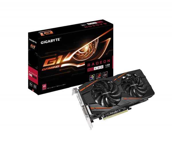 Gigabyte Radeon Rx 480 G1 Gaming 4GB GDDR5 Graphics Card (GV-RX480G1 GAMING-4GD)