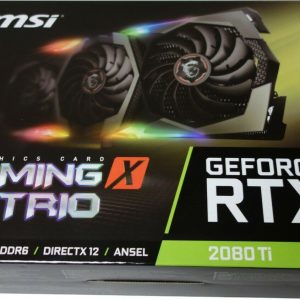 MSI RTX 2080 Ti GAMING X TRIO 11GB GDRR6 352-bit VR Ready Graphics Card